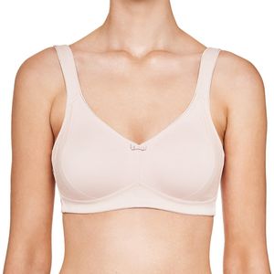 SUSA Minimizer Milano Beha voor dames, zonder beugel, minimizer snit, verkleint de borsten optisch, met zachte cups en powerlace kant, nude, 80B