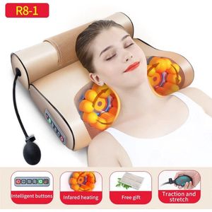 Massagekussen - Massage Kussen - Elektrisch Massageapparaat - Met airbag - Met verwarming - Voor Nek en Schouders en Rug