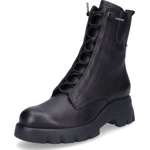 Paul Green - Veterlaarsjes - Zwart - Glad Leer - Middelhoge Hak