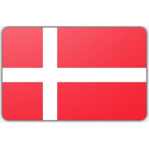 Deense vlag - 200x300cm - Polyester