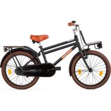 Supersuper Cooper Bamboo - Kinderfiets - Jongensfiets - 20 inch - Mat Zwart