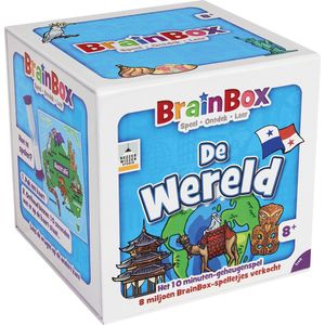 BrainBox De Wereld - Leuk geheugen- en observatiespel voor het hele gezin