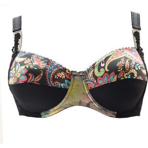 Disismi grote maten Beugel BH Milaan - Blueberry