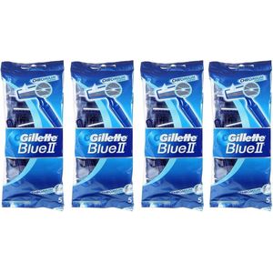 Gillette - Blue II - Wegwerpscheermesjes - 20 Stuks