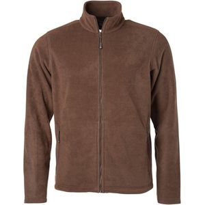 James and Nicholson Heren Fleece Jas (Bruin)