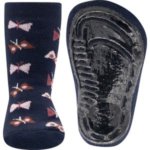 Ewers antislip sokken vlinders - Blauw