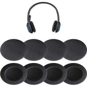 ByShane - Hoofdtelefoonkussens | 4 paar Oorkussens | Vervangende Oorkussens | voor Hoofdtelefoons | Computerhoofdtelefoon | Oorkussens (55mm)