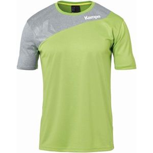 Kempa Core 2.0 Shirt Hoop Groen-Donker Grijs Melange Maat 3XL