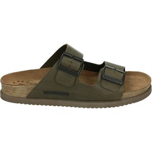 Mephisto - NERIO SCRATCH - Heren slippers - Kleur: Groen - Maat: 40