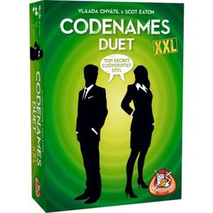 Codenames Duet XXL - Het GROTERE partyspel voor grotere groepen! | Leeftijd 11+ | 2 spelers | Coöperatief