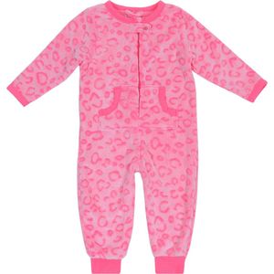 Roze onesie-pyjama - neon