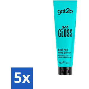 5 x Got2B - Haarprimer - Got Gloss - 150 ml -