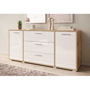 Meubella - Dressoir Betty - Wit 2 - 150 cm