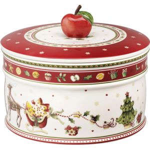Villeroy & Boch - Winter Bakery Delight - Grote Voorraaddoos - Wit/Rood - Premium Porselein