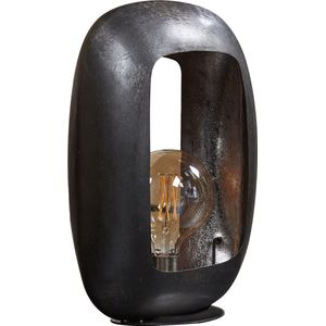 Tafellamp Arch xl | 1 lichts | zwart nikkel | 34x13x44 cm | modern design | bureau / woonkamer | metaal | sfeerverlichting