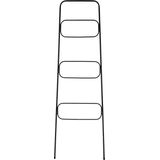 Clayre & Eef Handdoekhouder 50x150 cm Zwart Ijzer Decoratie ladder