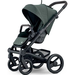 Mutsy Nio Kinderwagen + Reiswieg | Dennengroen | Zwart kader
