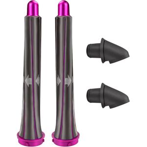 paar krultangen van 20 mm lang + 2 adapteropzetstukken geschikt voor Dyson Supersonic-haardrogers