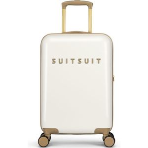 SUITSUIT Fusion Handbagage Koffer - 55 cm - 33 Liter - White Sawn