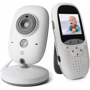 3Babies® Babyfoon met camera – Baby monitor 2 inch scherm – Op afstand bestuurbaar – Tweezijdig Audio – Nachtzicht – Inclusief Slaapliedjes
