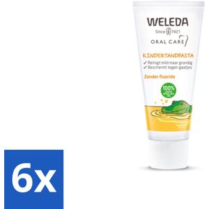 WELEDA - Kindertandpasta - 50 ml - Voordeelverpakking - 6 stuks
