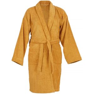 DoubleLife - Badjas - Honey Yellow - 100% Katoen - GRS Gecertificeerd