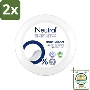 Neutral Bodycrème Parfumvrije 250 ml - Voordeelverpakking - 2 stuks - Gevoelige huid - Gevoelige huid verzorging