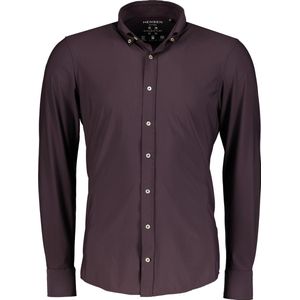 Hensen Overhemd - Extra Lang - Bordeaux - L