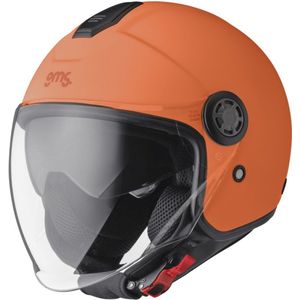 Jethelm - Helder - Polycarbonaat - Krasbestendig Vizier - Geïntegreerd Zonnevizier