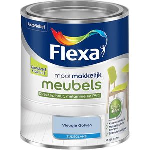 Flexa - Mooi Makkelijk Meubels Zijdeglans - Muurverf - Vleugje Golven - Mengverf - 0.75 Liter