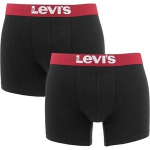 Levi's - Heren Onderbroeken 2-Pack Basic Boxers - Zwart - Maat M