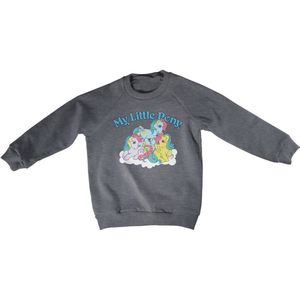 My Little Pony Kinder Kids Sweatshirt HSB-31-MLP1003-DTF552 DarkHeather-4 Jahre