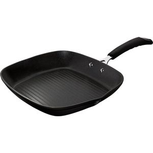 Top Choice - Grillpan - 28cm - zwart - +deksel - professioneel