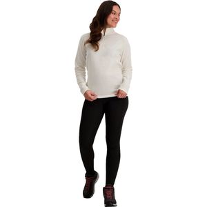 NOMAD® Fleece Vest Dames | Maat M | Wit | Stretch Fleece Trui | Sweater met halve rits | Warm en Ademend