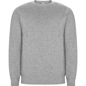 Licht Grijze unisex Eco sweater Batian merk Roly maat XL