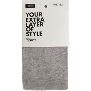 WE Fashion - Meisjes Maillot - Lichtgrijs gemeleerd - Regular Fit