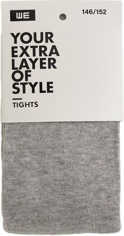 WE Fashion - Meisjes Maillot - Lichtgrijs gemeleerd - Regular Fit