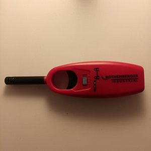 Aansteker Mini Kaars Gas - Gasaansteker - Kaarsaansteker - Industrie - Rothenberger - Rood - Hervulbaar - Afsluitbaar - Verstelbare Vlam