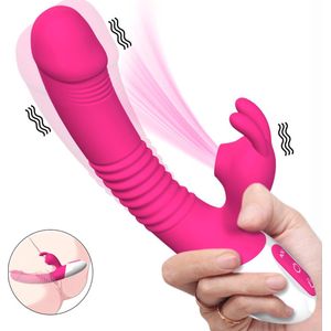TipsToys Rabbit Tarzan Vibrator Dildo's voor Vrouwen - Sekspeeltjes - Vibrators voor Vrouwen Sex Toys
