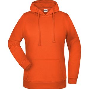 Oranje hoodie / sweater met capuchon - dames - raglan - basics - hooded sweatshirts - Koningsdag / EK en WK supporter L (40)