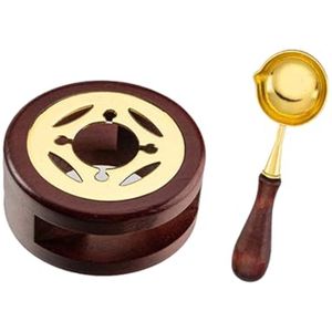 Waxverwarmingsset voor Creatief Handwerk - Compleet met Accessoires voor Zegelwas en Kaarsen