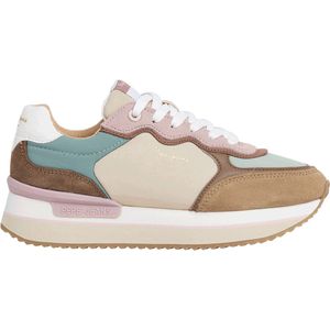 Pepe Jeans - PLS600006 Rusper Combi - Pantoffels - Beige - Vetersluiting - Casual