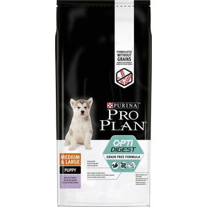 Pro Plan Puppy Medium & Large Graanvrij - Hondenvoer Droogvoer - Kalkoen - 12 kg