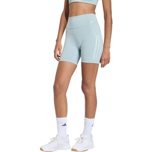 adidas Performance Optime Workout 3-Stripes Korte Legging - Dames - Groen