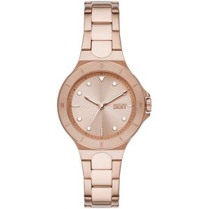 DKNY NY6642 Dameshorloge 34 mm - Rosékleurig