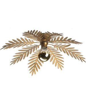 Ylumen - Plafondlamp Palm 8 bladen Ø 65 cm goud bruin