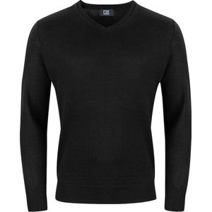 Cutter & Buck Vernon V-neck Heren 355432 - Zwart - S