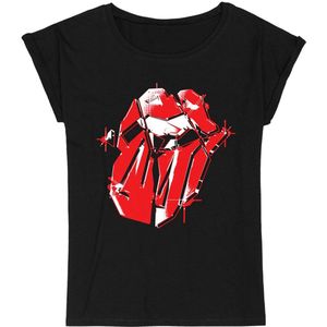 The Rolling Stones Hackney Diamonds Tongue Dames T-shirt - zwart - M
