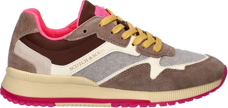 Scotch & Soda - Vivi Sneakers Laag - Taupe - Sneakers