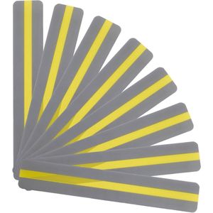 Allecto Plus - Leesstrepen 32 stuks geel - Markeerstrips Dyslexia Overlay - Leeshulp Kinderen - Leeshulp ADHD Dyslexie - Leesmarker Set met 32 stroken